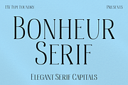 Bonheur Serif, a Serif Font by EW Type Foundry (Thumbnail 1 of 10)