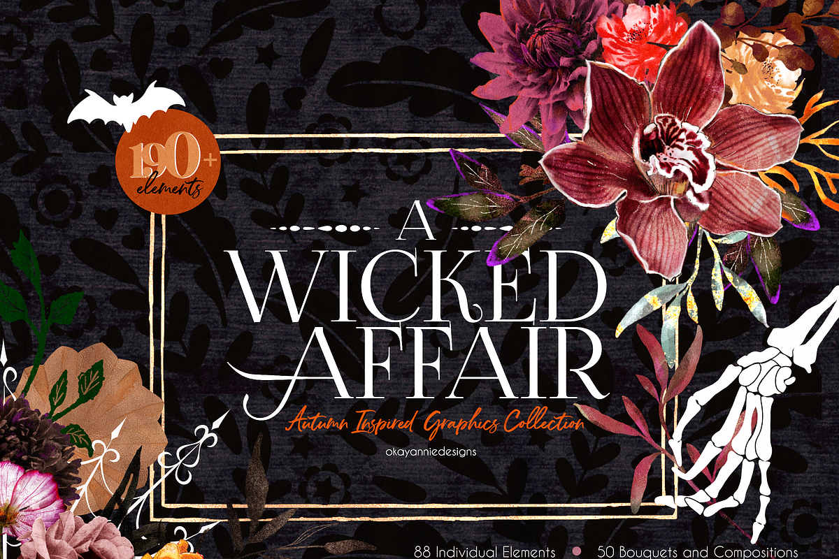 A Wicked Affair - Autumn Collection, an Object Graphic by OkayAnnie Designs (Photo 1 of 17)