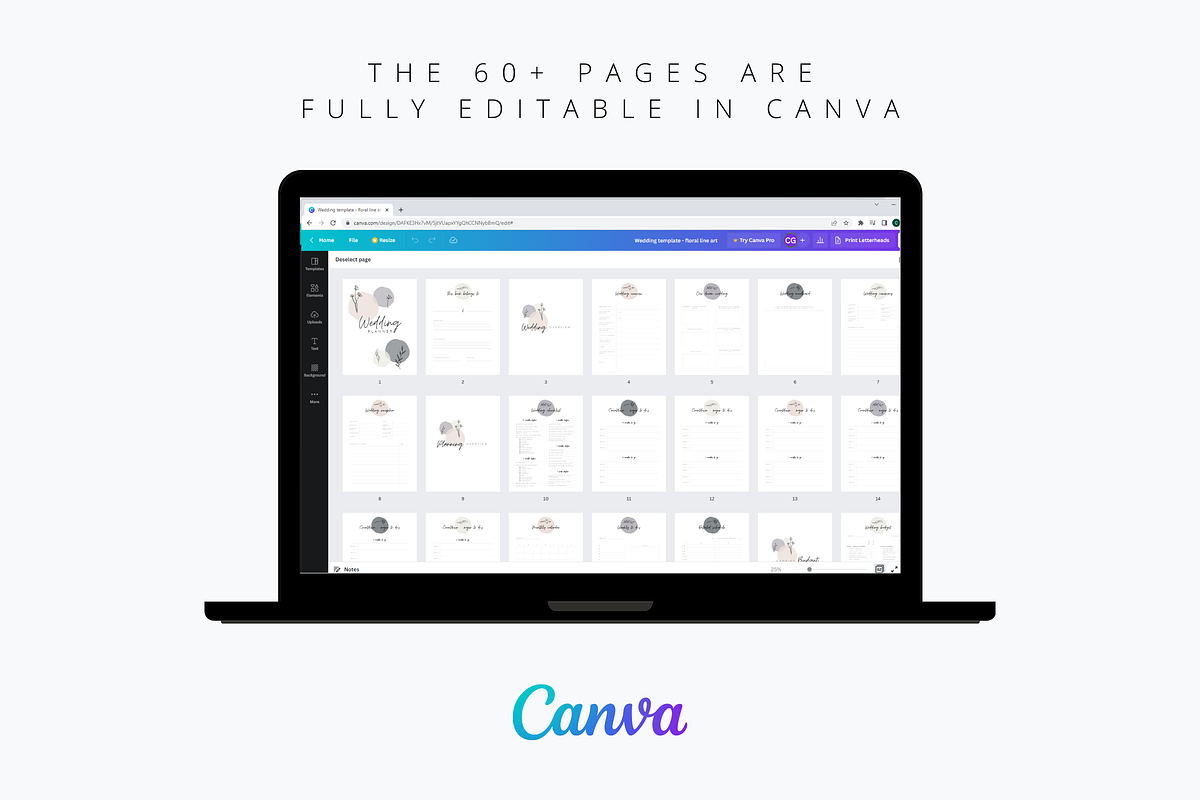 Wedding Template Bundle | Canva, a Templates & Theme by DesignStudioTeti (Photo 2 of 10)