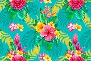 Tropical flora, a Texture Illustration by Sundra (Thumbnail 8 of 15)