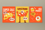 Orange Bakery Promo Sale Banner, a Social Media Template by graphicook (Thumbnail 4 of 4)