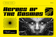 Cyber Auto, a Symbol Font by Ditatype (Thumbnail 3 of 10)