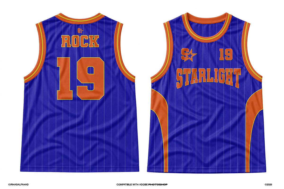 Basketball Jersey Mockup PSD, a Shirt Mockup by Irhasalfahad (Photo 6 of 9)