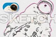 Creative Sketch Photo Effect, a Layer Style Add-On by veila.me (Thumbnail 2 of 8)