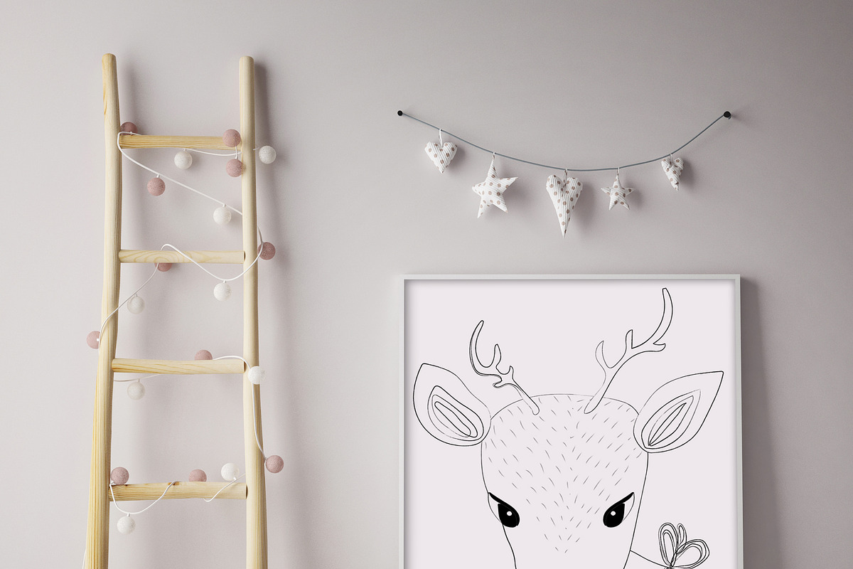 Black & White Kids Illustrations, an Animal Illustration by Irena Art (Photo 5 of 6)
