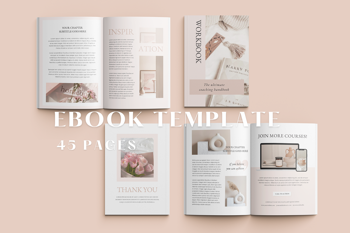 Ebook Workbook Handbook Template, a Magazine Template by ShopRShop (Photo 1 of 10)