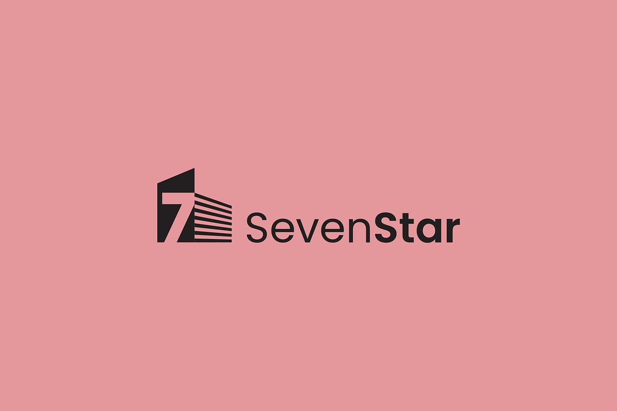 Letter Seven - Star Logo Template, a Branding & Logo Template by Graplick (Photo 7 of 9)