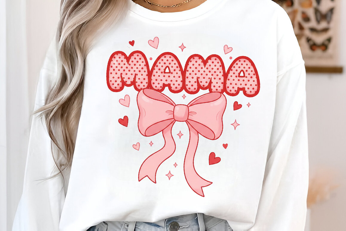 Coquette Valentine Mama Png, an Illustration by SinaCreation (Photo 6 of 11)