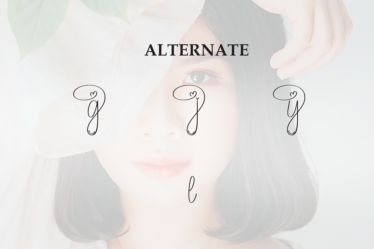 Beauty | Script Font preview 8