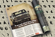 SUPERNOVA — Retro Display Font, a Sans Serif Font by Mikey Weeks (Thumbnail 6 of 7)