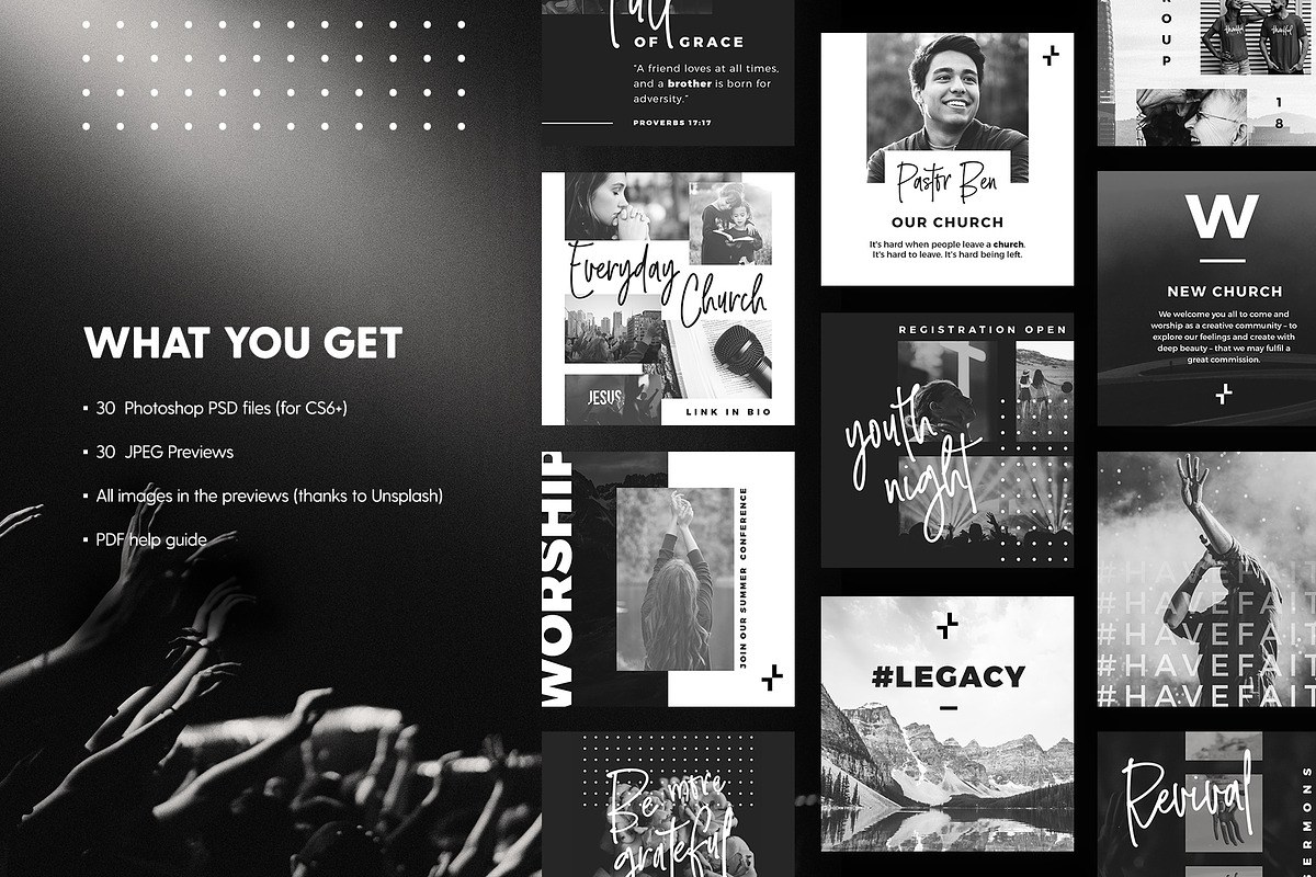 New Church - Social Pack, a Social Media Template by The Wedding Shop (Photo 2 of 6)