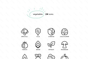 Minimal Food Icons, an Outline Icon by Vineta Rendon (Thumbnail 4 of 9)