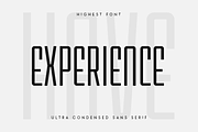 Highest - Ultra Condensed Sans Serif, a Sans Serif Font by Hamz Studio (Thumbnail 3 of 16)