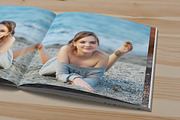 Square Photobook Mock-Up 2, a Books & Magazine Mockup by AY Mock-Ups (Thumbnail 4 of 10)