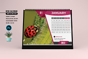 Desk Calendar 2022 V17, a Stationery Template by Template Shop (Thumbnail 1 of 4)