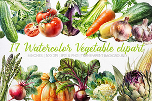 Vegetable Watercolor