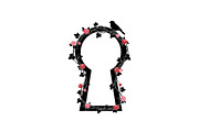 Floral Keyhole Frame SVG Bundle, an Illustration by Designs_River (Thumbnail 31 of 31)