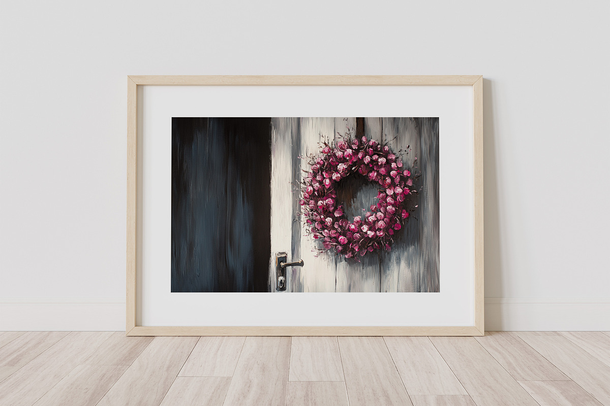 Pink Christmas Bundle Wall Art Set, a Holiday Photo by PrintablesByFranklyn (Photo 4 of 7)