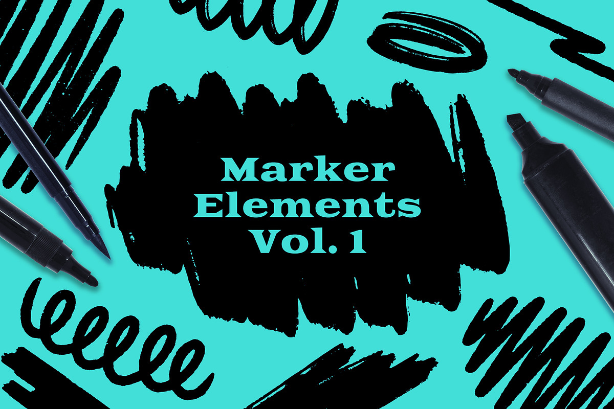 Marker Elements Vol 1, a Graphic by Morand Union (Photo 1 of 11)