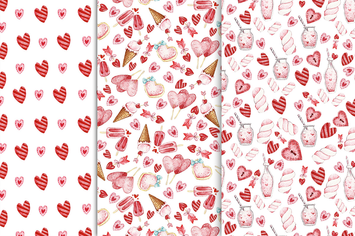 Watercolor Pink Things, a Texture Illustration by talloshau's illustrations (Photo 3 of 5)