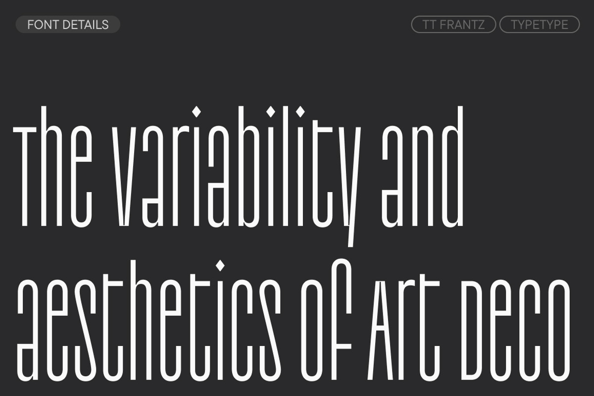 TT Frantz, a Sans Serif Font by TypeType (Photo 3 of 12)