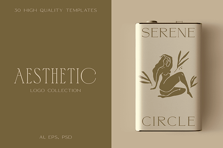 Aesthetic Logo Kit - AI, EPS, PSD