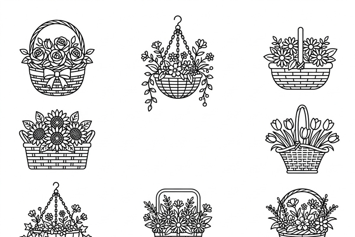 Bundles Set Floral Wedding Icons, an Outline Icon by adenpinkstore (Photo 32 of 44)