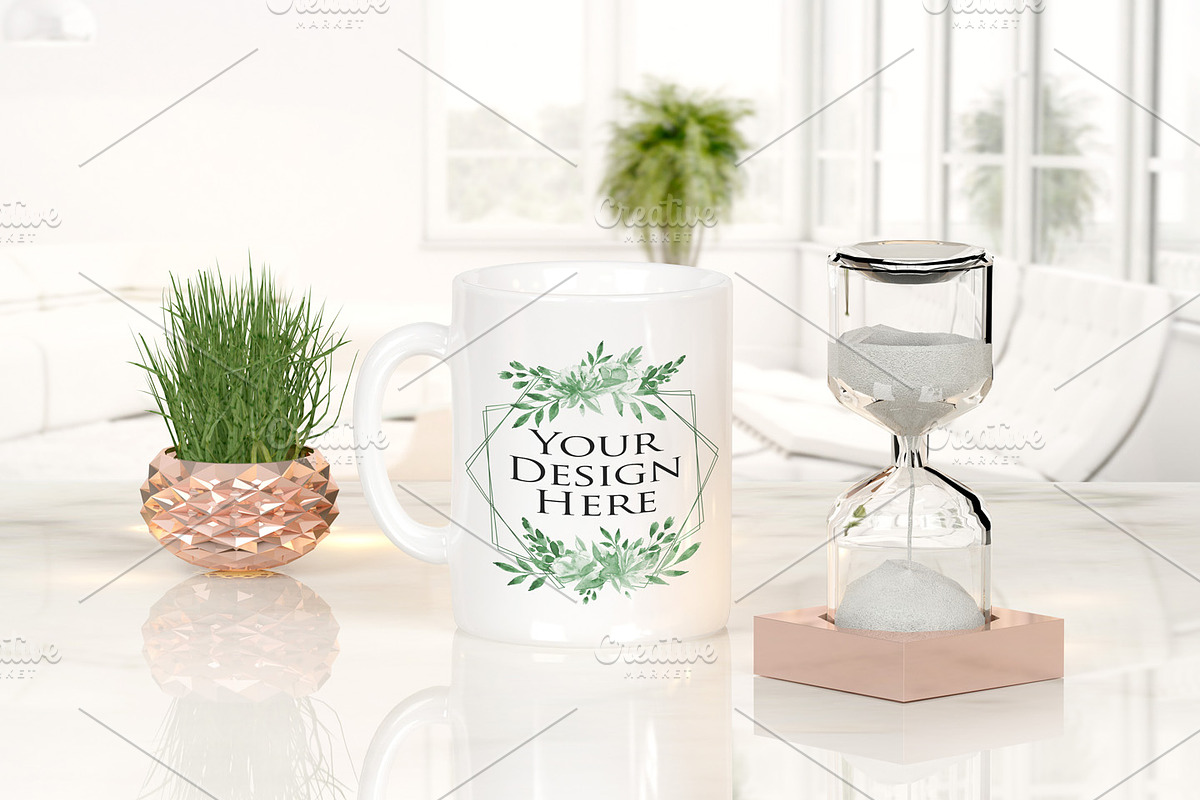 Bundle of 12 White Mug Mockup, a Cups & Container Mockup by Milan Mockup (Photo 8 of 13)