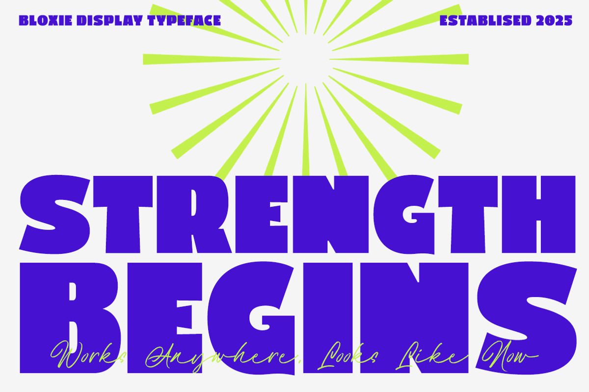 Bloxie Bold Display Font, a Sans Serif Font by Letterhend Studio (Photo 3 of 12)