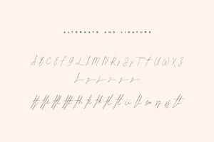 ARK Seychelle - Exotic Monoline Font