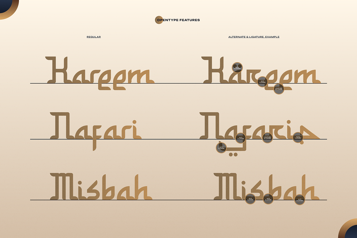 Ar Rihala | Arabic Typeface, a Script Font by Denustudios (Photo 5 of 12)