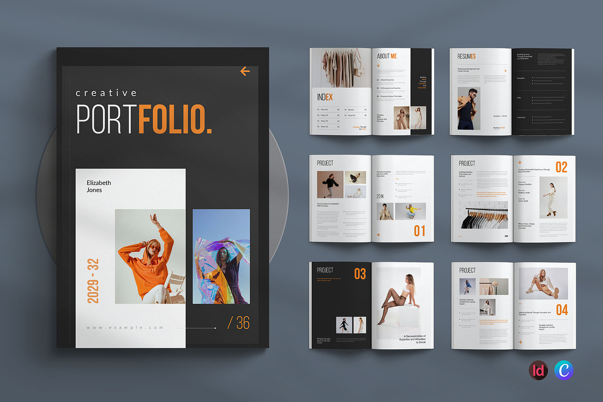Portfolio Brochure Template, a Brochure Template by Seeing-art (Photo 1 of 11)