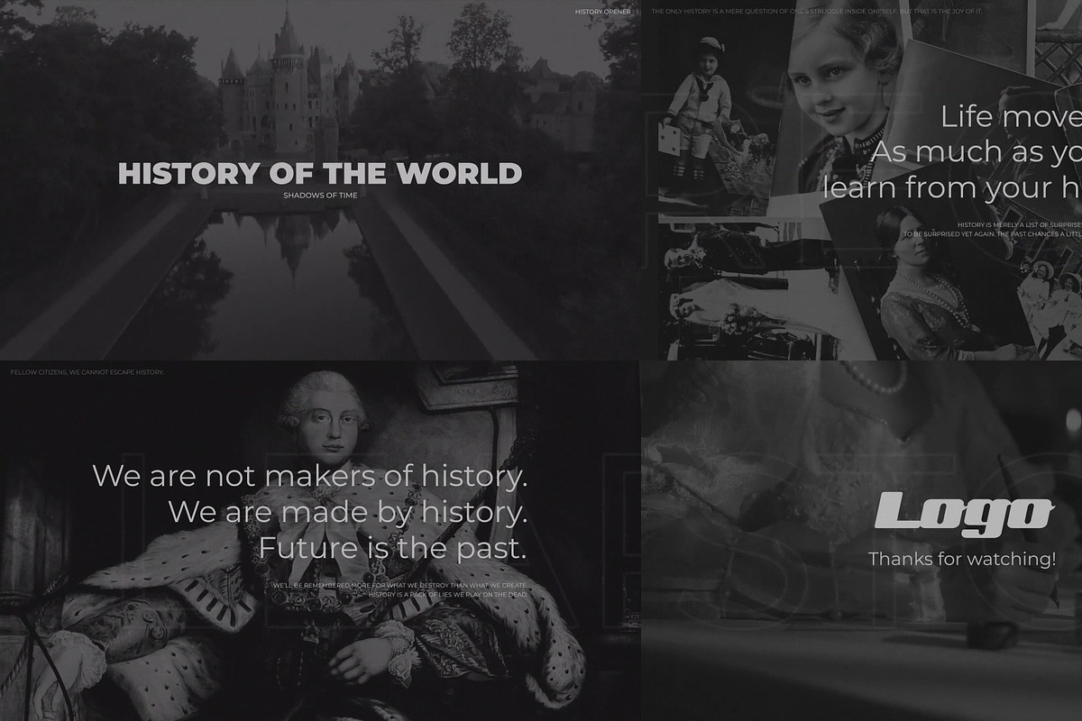 History Of The World Premiere Pro, a Templates & Theme by 2dfx (Photo 1 of 2)