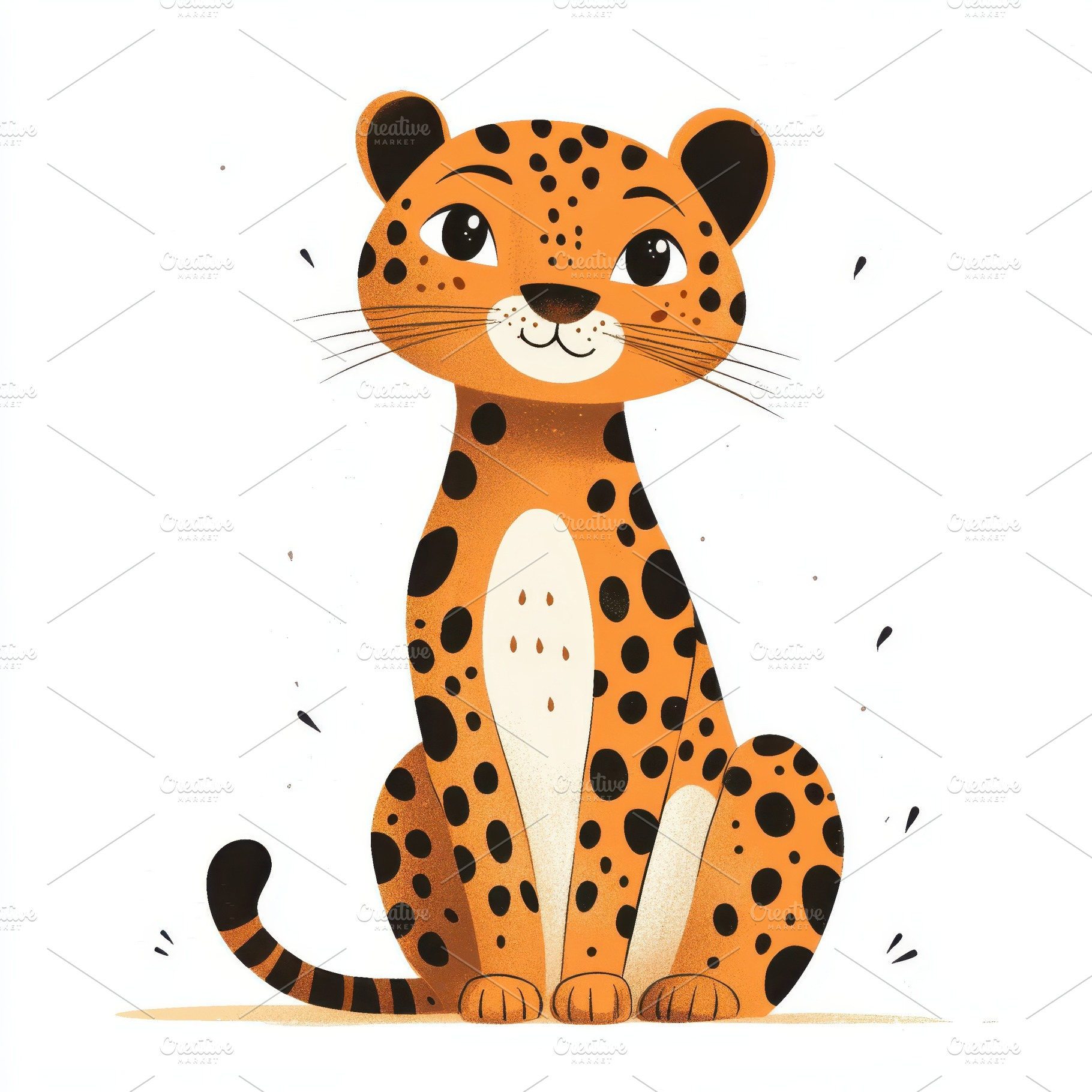 Adorable Cheetah Cub Sitting Pretty, an Animal Photo by Pixeness Studio