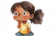 Kids different facial expressions, a Person Illustration by Bubert Art (Thumbnail 6 of 8)