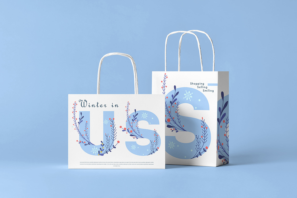 50% OFF - Snowy Floral Color Font preview 6