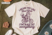 I Heard You Like Bad Girls Bad Cat, an Animal Illustration by Libby Wishes (Thumbnail 2 of 4)
