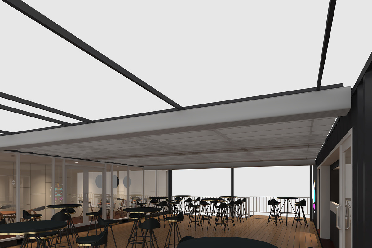 3D Model Container Cafe 14, an Architecture 3D Model by SR 3D Visual (Photo 17 of 19)