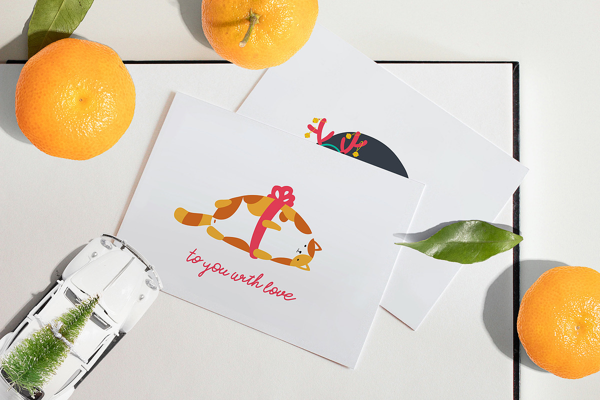 Cute fat cats. Christmas collection., a Decorative Illustration by Svitlana Kharchuk (Photo 12 of 15)