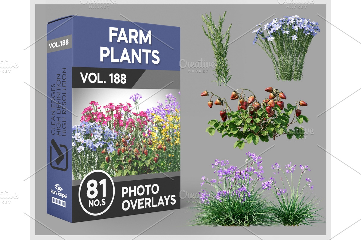 81 Farm Plants Photo Overlays, a Nature Photo by KenScape (Photo 1 of 4)