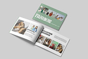 A4 Landscape Magazine Mockup, a Books & Magazine Mockup by UFR_GRAPHIC (Thumbnail 4 of 5)
