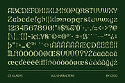 CS Gladys – Reverse Contrast Font, a Sans Serif Font by Craft Supply Co. (Thumbnail 8 of 8)