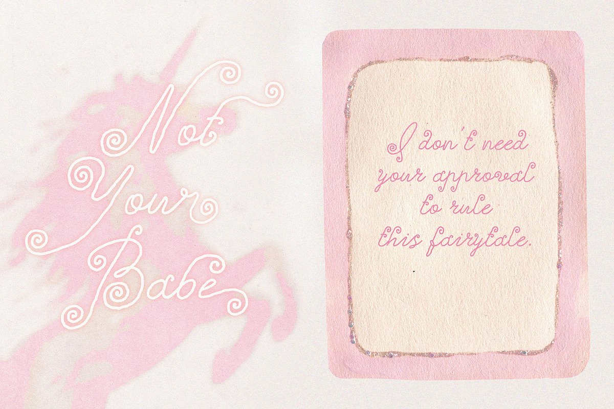 Curly Story Cute Script Font, a Script Font by AnMark (Photo 2 of 11)