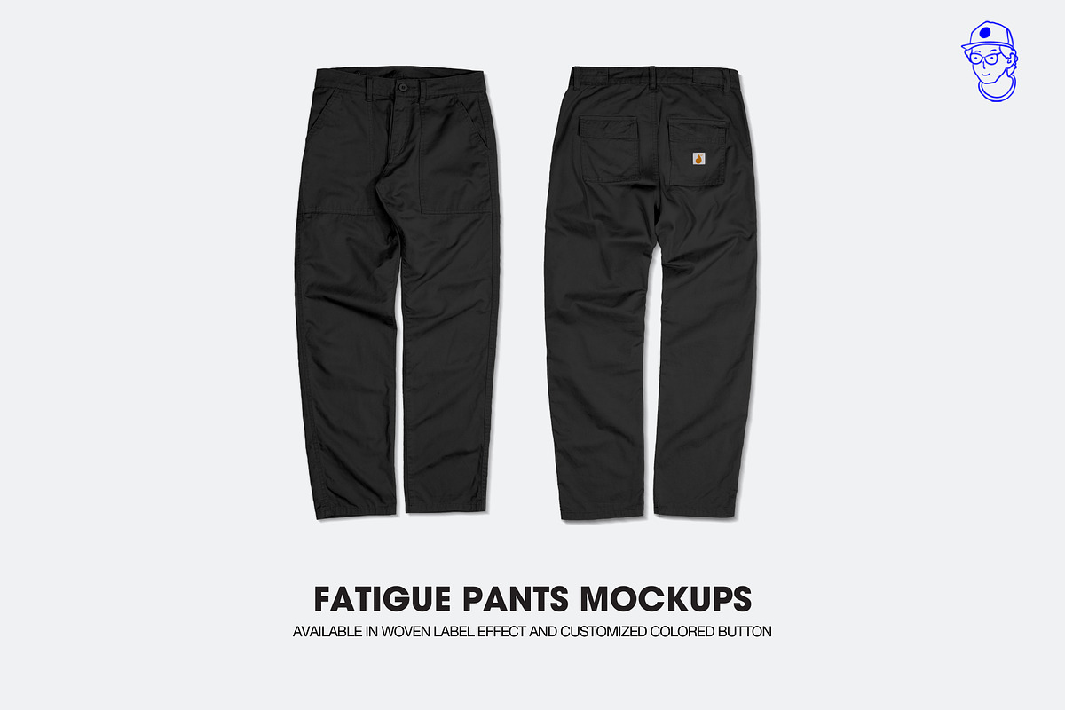 Fatigue Pant Mockups, a Bottom Mockup by made_by_nope (Photo 5 of 5)