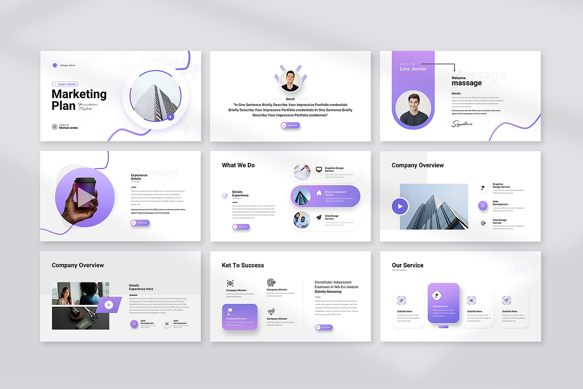 Marketing Plan Presentation, a Presentation Template by KreateTribe (Photo 4 of 5)