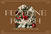Fezeline Rough, a Serif Font by Craft Supply Co. (Thumbnail 1 of 8)