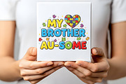 My Brother is Au-Some Autism Png, an Illustration by CraftArtStudio (Thumbnail 2 of 4)