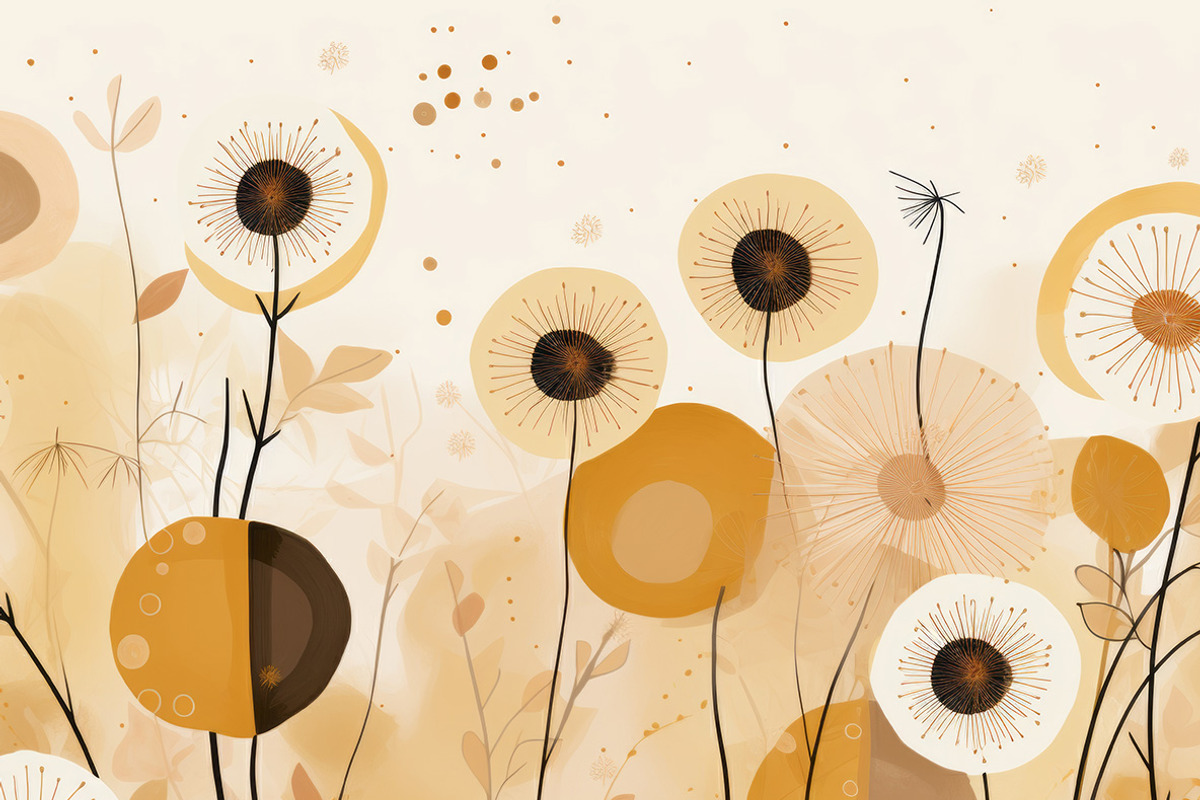 Bohemian flowers. Collection, a Decorative Illustration by Handmadefont (Photo 3 of 9)