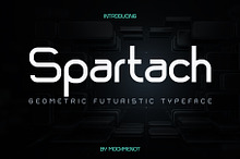 Spartach – Futuristic Font Family