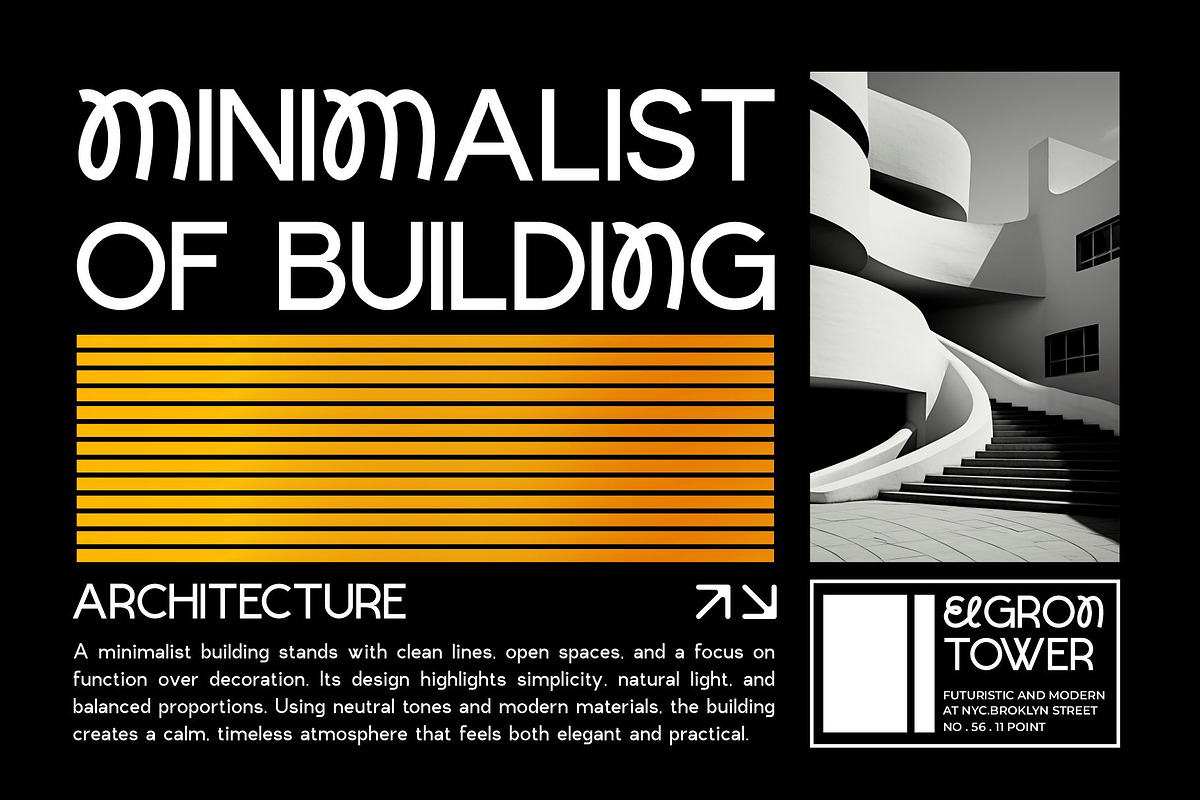 Elsanz || Modern Sans Serif Font, a Sans Serif Font by Ermedia Studio (Photo 3 of 10)